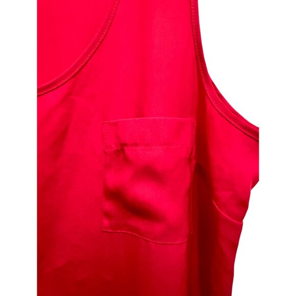 🌸3/$15🌸Plus Size Fuchsia Light Weight Tank with Front Pocket sz 30 (XXL) - Picture 2 of 6